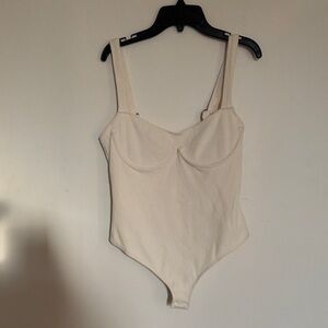 by Free People Cream Bodysuit
